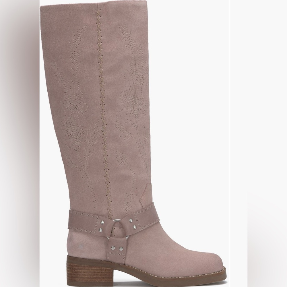 Lucky Brand Kujon Fawn Oil Suede Knee-High boots NWB